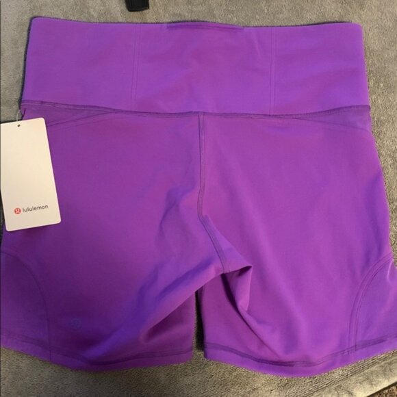 lululemon athletica Vibrant Purple Athletic Shorts, Size 14, NWT - Picture 5 of 7